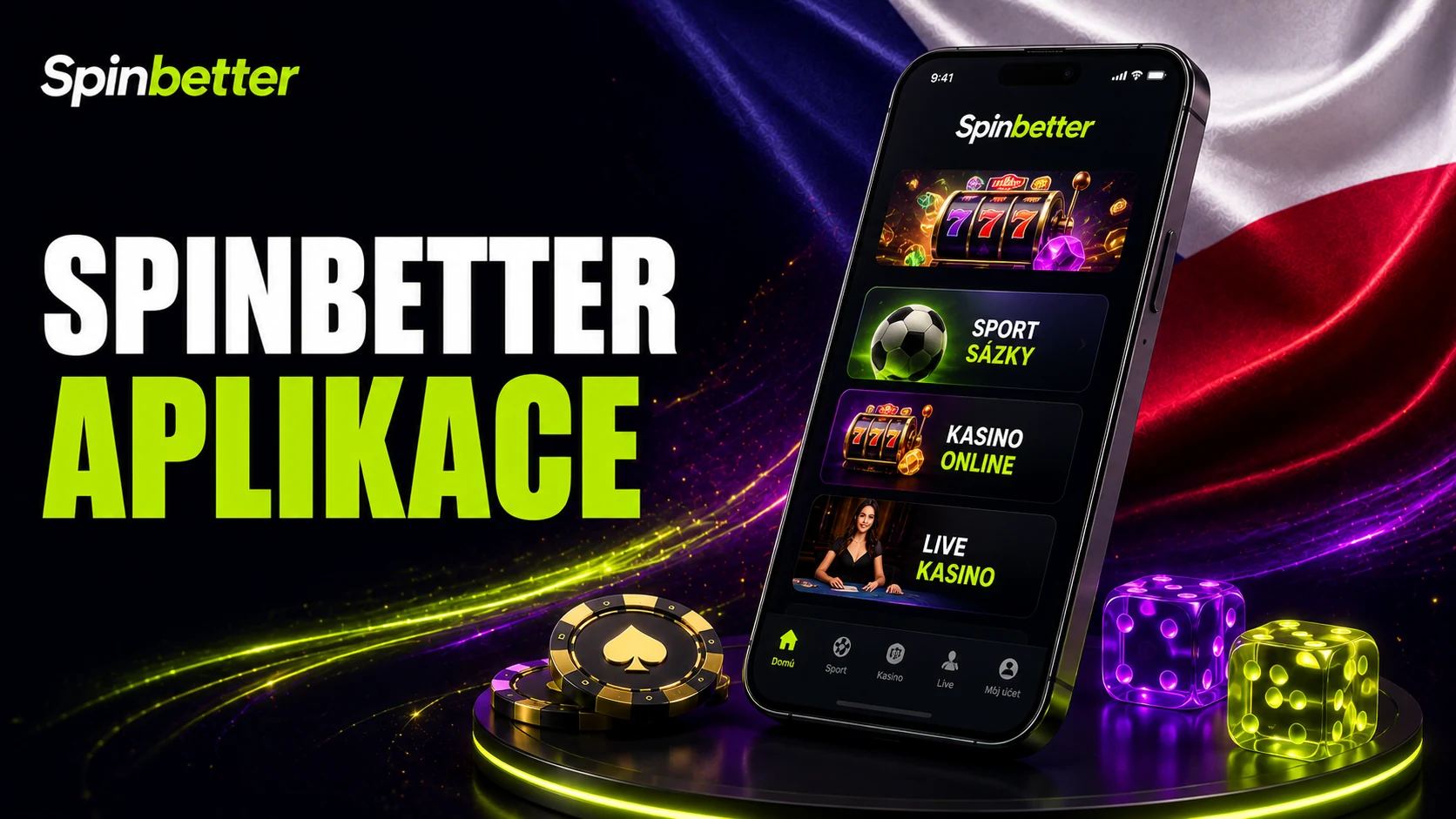 SpinBetter aplikace: instalace na Androidu i iPhonu